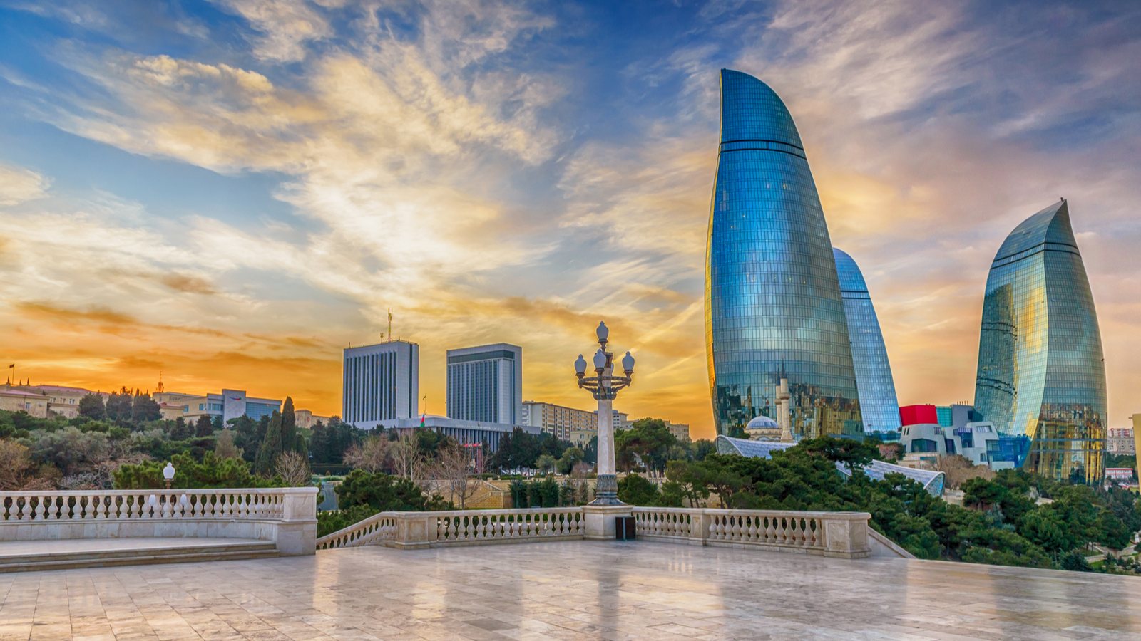 Georgia, Azerbaijan, Kazakhstan